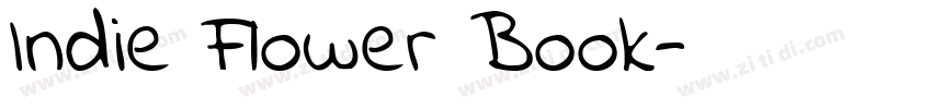 Indie Flower Book字体转换